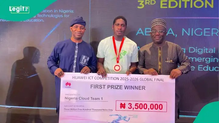 A University of Lagos student has won the top prize at the Huawei Global ICT Competition in China Read more: https://www.legit.ng/education/1722432-unilag-student-peter-fagbola-wins-1st-priz